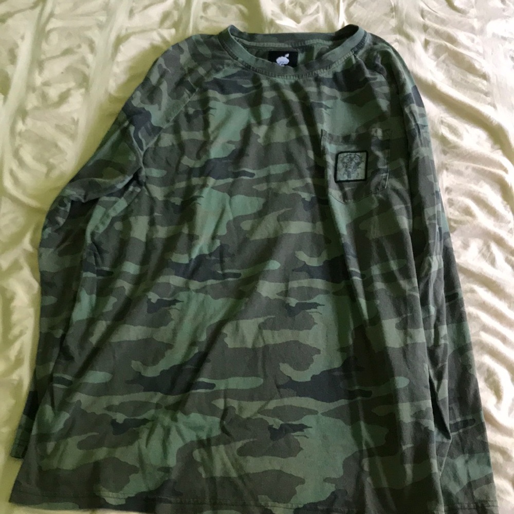 Grayson Fletcher camouflage long sleeve shirt